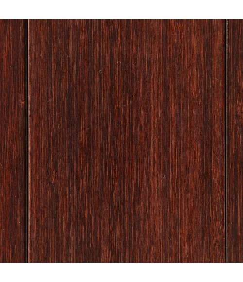 Anji Mountain 55" x 57" Natural Deluxe Bamboo Chair Mat with lip