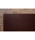 44" x 52" Dark Cherry Deluxe Bamboo Chair Mat with lip