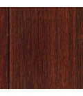 44" x 52" Dark Cherry Deluxe Bamboo Chair Mat with lip