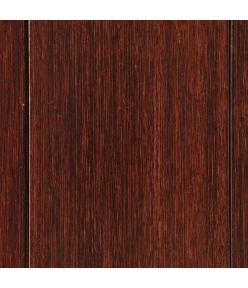 44" x 52" Dark Cherry Deluxe Bamboo Chair Mat with lip