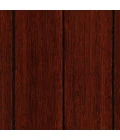 55" x 57" Dark Cherry Standard Bamboo Chair Mat with lip