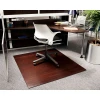 Anji Mountain 48 in. X 52 in. Dark Cherry Standard Bamboo Chair Mat no lip