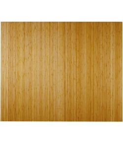 Anji Mountain 48 in. X 60 in. Natural Delu X e Bamboo Chair Mat no lip