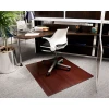 Anji Mountain 48 in. X 42 in. Dark Cherry Standard Bamboo Chair Mat no lip