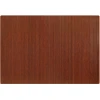 Anji Mountain 48 in. X 60 in. Dark Cherry Standard Bamboo Chair Mat no lip
