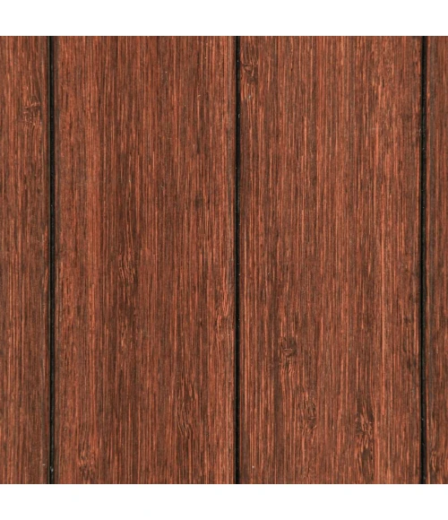 48" x 72" Walnut Standard Bamboo Chair Mat no lip