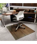 48" x 42" Java Standard Bamboo Chair Mat no lip