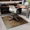 Anji Mountain 48 in. X 52 in. Java Standard Bamboo Chair Mat no lip