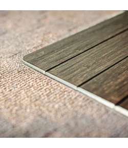 Anji Mountain 48 in. X 52 in. Java Standard Bamboo Chair Mat no lip