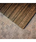 48" x 52" Java Standard Bamboo Chair Mat no lip