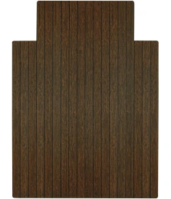 Anji Mountain 36 in. X 48 in. Java Standard Bamboo Chair Mat with lip