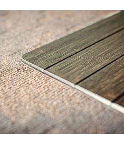 Anji Mountain 48 in. X 72 in. Java Standard Bamboo Chair Mat no lip