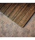 48" x 72" Java Standard Bamboo Chair Mat no lip