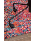 36" x 48" Merida Red & Blue 1/2" Rug'd Chair Mat 