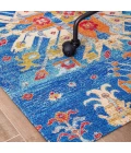 Anji Mountain 40" x 54" Las Cruces Blue & Orange 1/4" Rug'd Chair Mat ®