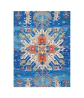 Anji Mountain 40" x 54" Las Cruces Blue & Orange 1/4" Rug'd Chair Mat ®