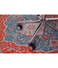 36" x 48" Meknes Red & Blue 1/2" Rug'd Chair Mat 