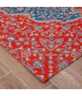 Anji Mountain 36" x 48" Meknes Red & Blue 1/4" Rug'd Chair Mat ®