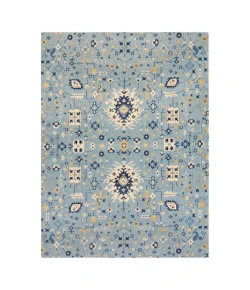 Anji Mountain Anji Mountain 40" x 54" Tabriz Blue & Beige Rug