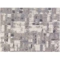 36" x 48" Aarhus Beige Brown & Gray 1/2" Rug'd Chair Mat 