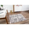 36" x 48" Aarhus Beige Brown & Gray 1/2" Rug'd Chair Mat 