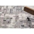 36" x 48" Aarhus Beige Brown & Gray 1/2" Rug'd Chair Mat 