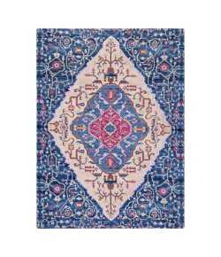 Anji Mountain Anji Mountain 36" x 48" Porto Blue & Red Rug