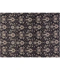36" x 48" Alhambra Black & Gray 1/2" Rug'd Chair Mat 