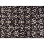Anji Mountain 36 in. X 48 in. Alhambra Black & Gray 1/2 in. Rug ft. d Chair Mat 
