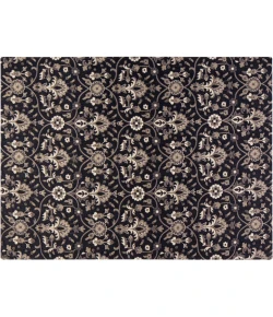 Anji Mountain 36 in. X 48 in. Alhambra Black & Gray 1/2 in. Rug ft. d Chair Mat 