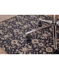 36" x 48" Alhambra Black & Gray 1/2" Rug'd Chair Mat 
