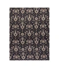 Anji Mountain 36" x 48" Alhambra Black & Gray 1/4" Rug'd Chair Mat ®