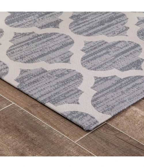 Anji Mountain 40" x 54" Mitte Gray & Beige 1/4" Rug'd Chair Mat ®