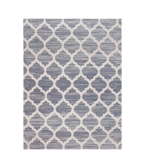 Anji Mountain 40" x 54" Mitte Gray & Beige 1/4" Rug'd Chair Mat ®