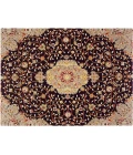 36" x 48" Altamira Brown, Orange & Black 1/2" Rug'd Chair Mat 