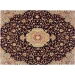 Anji Mountain 36 in. X 48 in. Altamira Brown, Orange & Black 1/2 in. Rug ft. d Chair Mat 