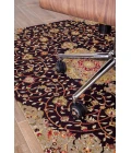 36" x 48" Altamira Brown, Orange & Black 1/2" Rug'd Chair Mat 
