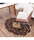 Anji Mountain 36" x 48" Altamira Brown, Orange & Black 1/4" Rug'd Chair Mat ®