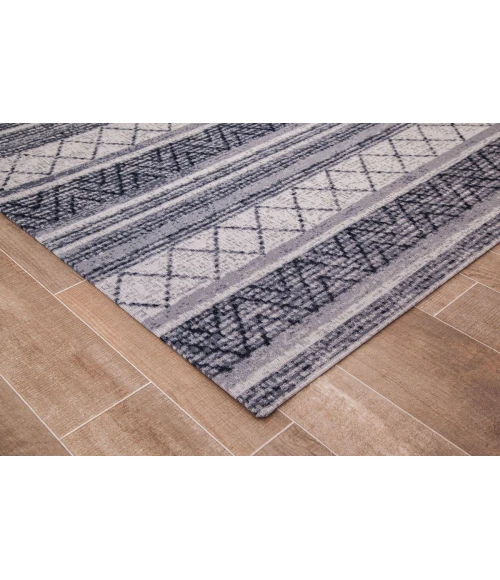 36" x 48" Alesund Beige & Gray 1/2" Rug'd Chair Mat 