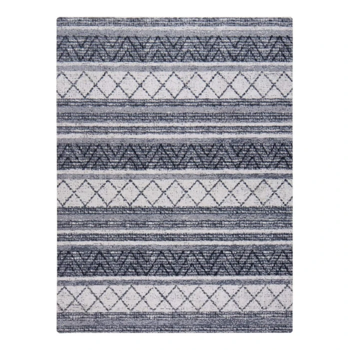Anji Mountain 40" x 54" Alesund Beige & Gray 1/2" Rug'd Chair Mat ®