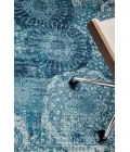 36" x 48" Maldives Blue & Ivory 1/2" Rug'd Chair Mat 