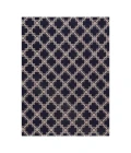Anji Mountain 36" x 48" Aberdeen Navy Blue & Tan 1/4" Rug'd Chair Mat ®