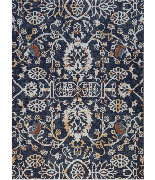 36" x 48" Robin Gray & Orange 1/2" Rug'd Chair Mat 