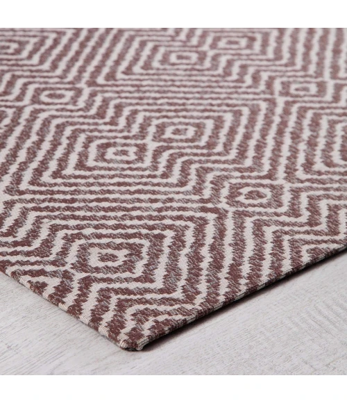 Anji Mountain 40" x 54" Luxor Brown & Ivory 1/4" Rug'd Chair Mat ®