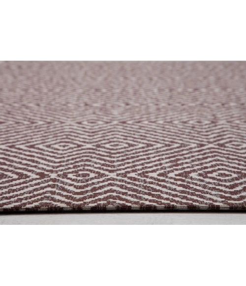 36" x 48" Luxor Brown & Ivory 1/2" Rug'd Chair Mat 