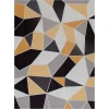 Anji Mountain 36 in. X 48 in. Figueres Yellow & Gray 1/2 in. Rug ft. d Chair Mat 