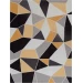 Anji Mountain 36 in. X 48 in. Figueres Yellow & Gray 1/2 in. Rug ft. d Chair Mat 
