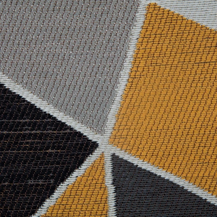 Anji Mountain 36" x 48" Figueres Yellow & Gray 1/4" Rug'd Chair Mat ®