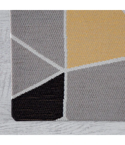 Anji Mountain 36" x 48" Figueres Yellow & Gray 1/4" Rug'd Chair Mat ®