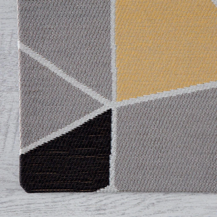 Anji Mountain 36" x 48" Figueres Yellow & Gray 1/4" Rug'd Chair Mat ®